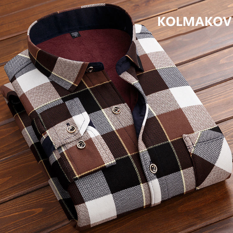 Flannel Shirt Lined - قمصان رجالية أنيقة وعصرية مخططة بأكمام