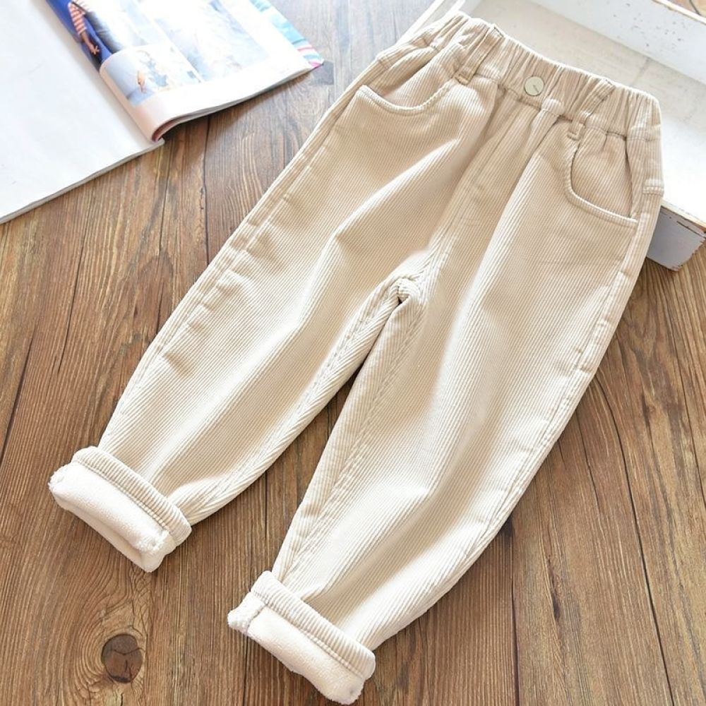 بنطلونات شتوية مبطنة بالفرو لل - مراجعة Corduroy Pant Warm وسعره