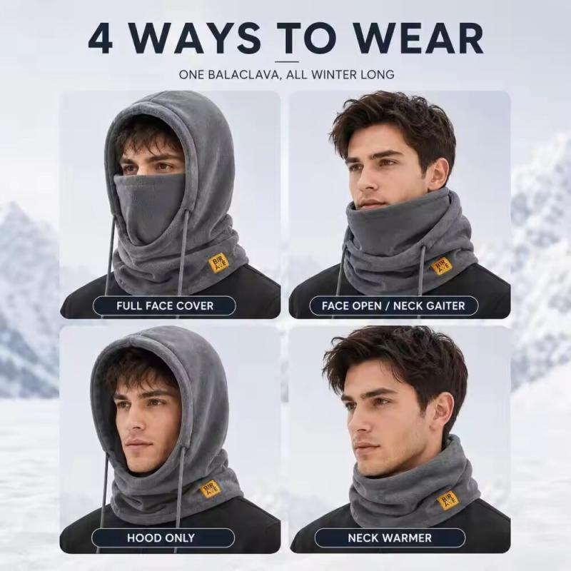 قبعة بالاكلافا دافئة للشتاء مع - مراجعة Neck Gaiter Fleece وسعره