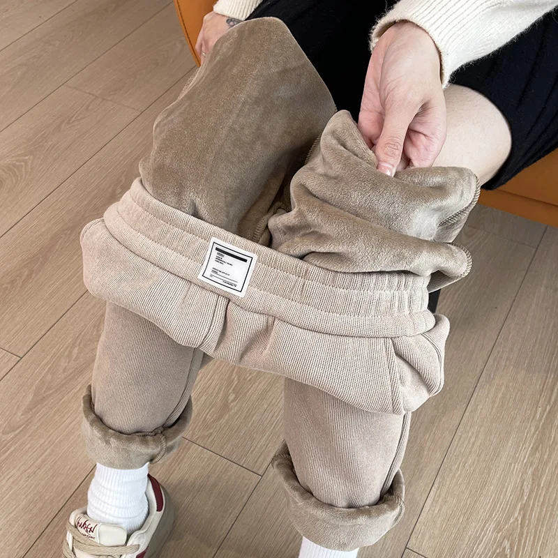 شتاء جديد سميكة صوف مبطن السرا - مراجعة Corduroy Pant Warm وسعره