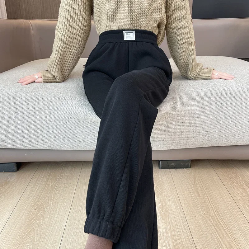 شتاء جديد سميكة صوف مبطن السرا - مراجعة Corduroy Pant Warm وسعره