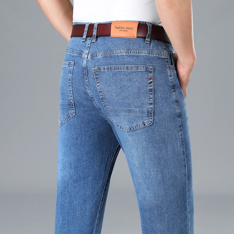 بنطلون جينز رجالي صيفي رفيع من - مراجعة Levis Jeans 501 وسعره