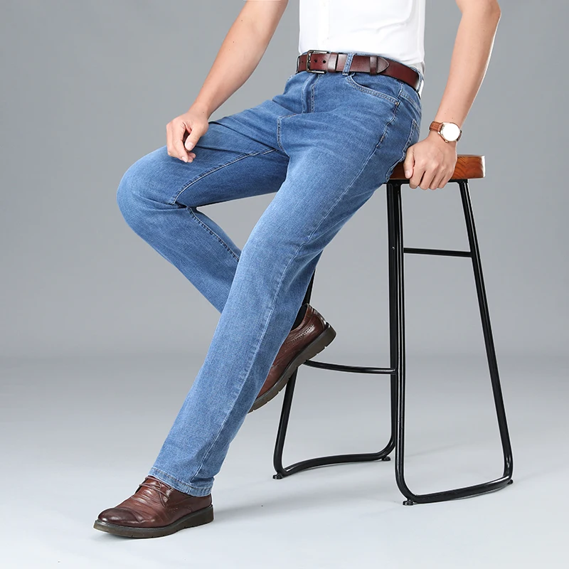 بنطلون جينز رجالي صيفي رفيع من - مراجعة Levis Jeans 501 وسعره
