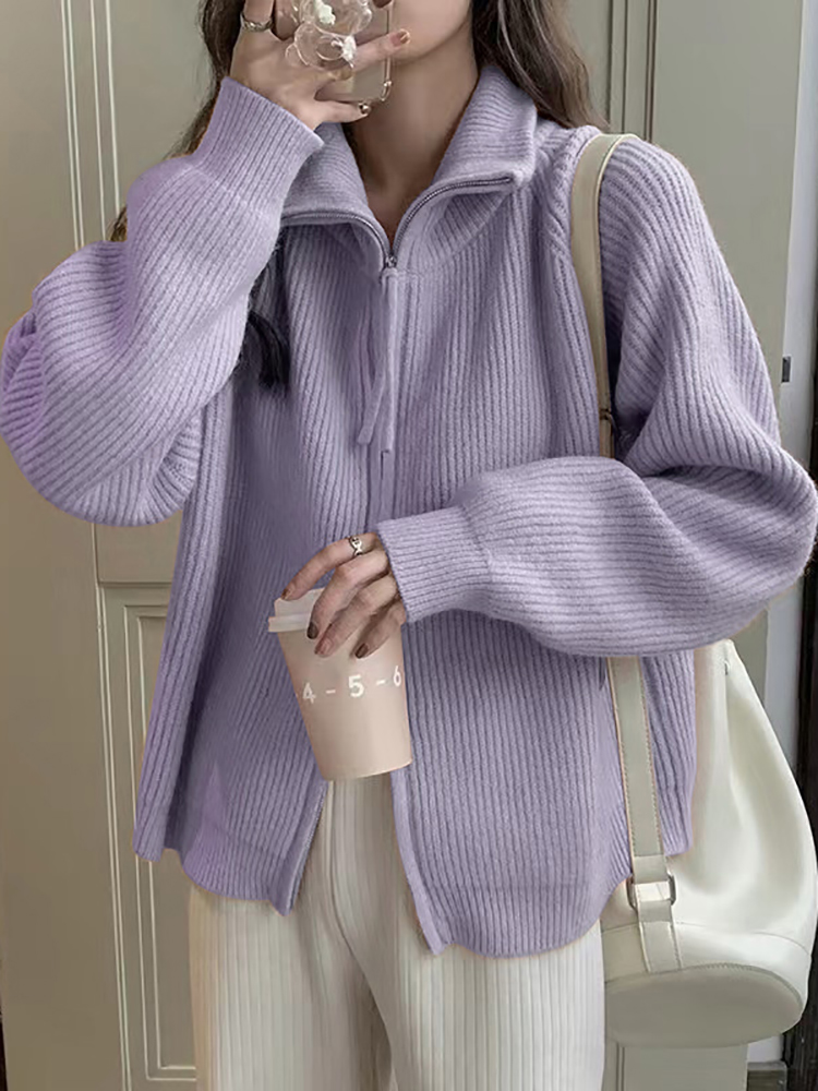 كارديجان نسائي أنيق للخريف وال - مراجعة Wool Coat Peacoat وسعره